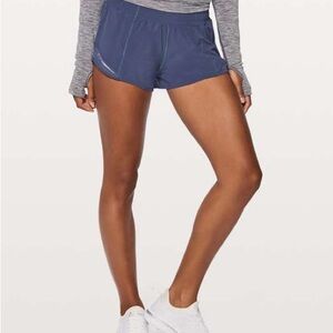 Lululemon Miles Ahead Short 2.5” Blue Run Womens Size 6